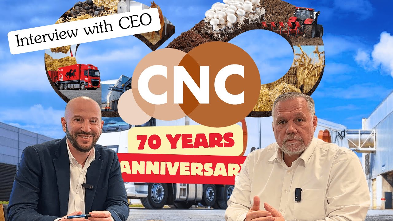 CNC Mushroom Substrate producer celebrates 70 years. Interview with Eric van Asselt, company CEO 