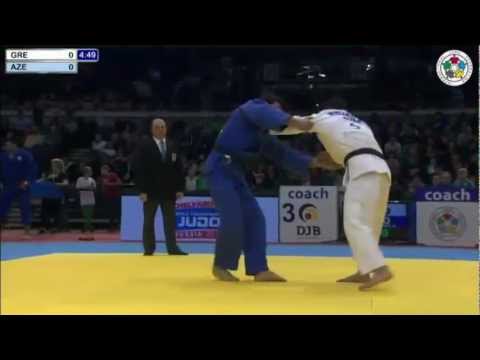 Judo Grand-Prix Düsseldorf 2013: Ilias ILIADIS (GRE) - Shahin GAHRAMANOV (AZE) Elimination [-90kg]