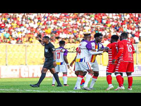 MATCH HIGHLIGHTS-ASANTE KOTOKO 0-1 HEARTS OAK,CAMARA MISTAKE,ALBERTMISSING CHANCES, SHOTS,BADU,WALID