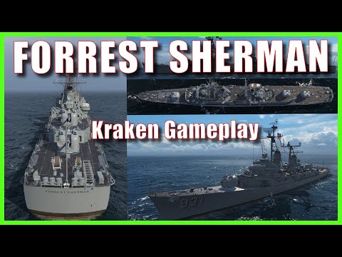 USS Forrest Sherman US American Destroyers DD World of Warships Wows