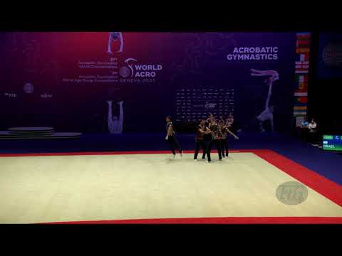 Israel (ISR) - 2021 Acrobatic Worlds, Geneva (SUI) Dynamic  Men's Group