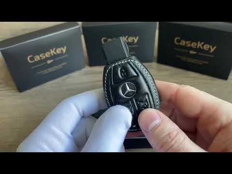 Кожаный чехол для ключа Mercedes - фото 1 - id-p1420009102