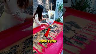 Ela FAZ Um TRABALHO Que NÃO Tem MARGEM Para ERROS! (créditos: 白鹭书院字画装裱/96037419746 no Douyin)