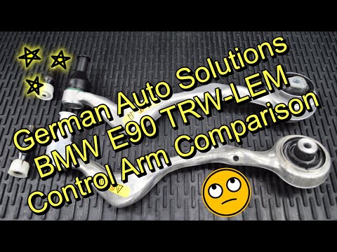 E8X-E9X TRW & Lemforder Front Upper Control Arm Comparison