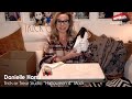 DANIELLE HARRIS Signing A Trick Or Treat Studio Halloween 4 Mask For Ben Splatter COFFIN Video