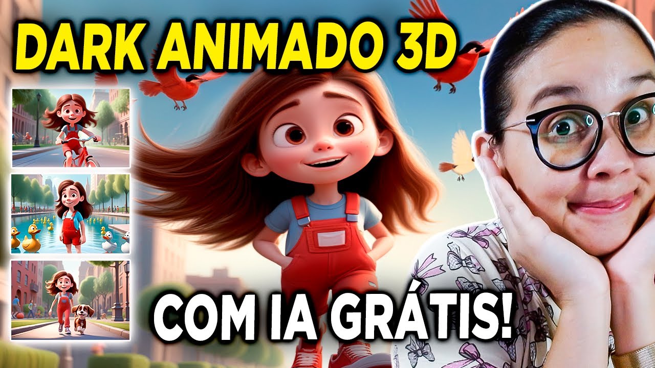 Como CRIAR um VÍDEO DARK ANIMADO 3D com o MESMO PERSONAGEM Usando IA 100% GRÁTIS