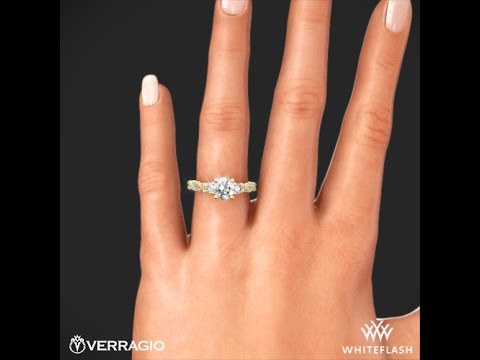 Verragio Braided 3 Stone Engagement Ring | 1996