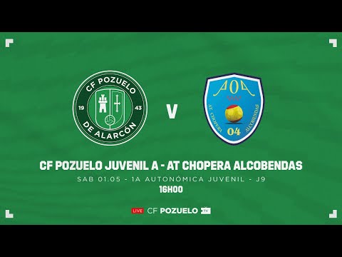 🔴 DIRECTO | CF POZUELO JUVENIL A  🆚 AT CHOPERA ALCOBENDAS | J9