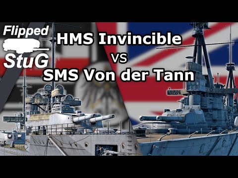 HMS Invincible vs Von der Tann | Vehicle Comparison | War Thunder