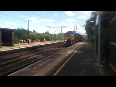 Special charter train passing acton bridge (2.8.13)