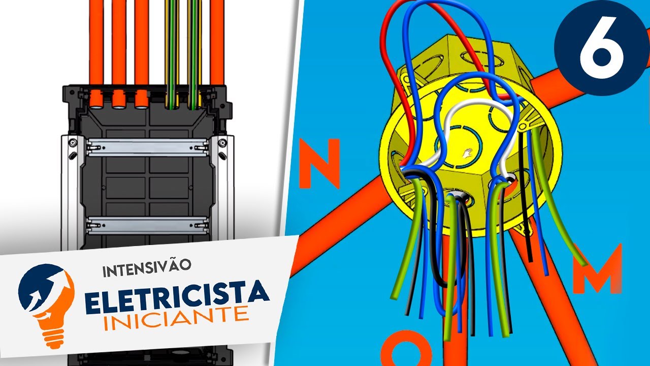Eletricista Iniciante: Como PASSAR os CABOS / FIOS da INSTALAÇÃO ELÉTRICA com ECONOMIA? 😃⚡