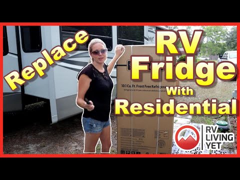 YouTube video about: How to remove a residential refrigerator from an rv?