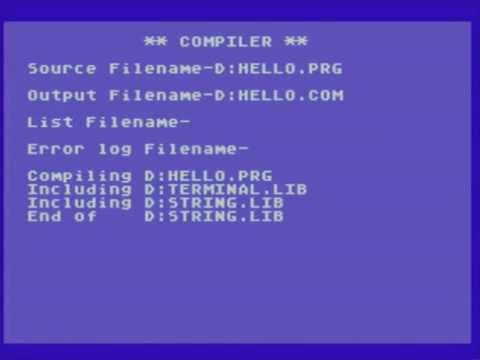 Hello World in Noahsoft's PL65 for Atari 400/800