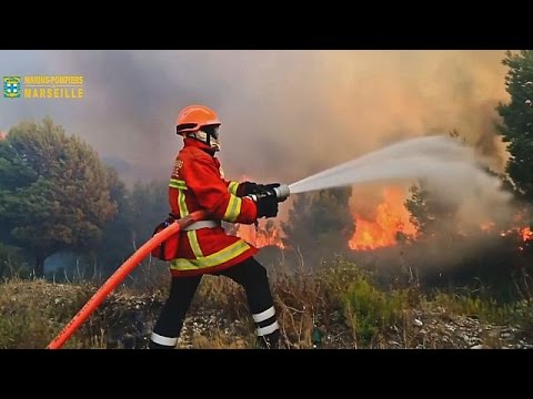 France : les flammes épargnent Cassis et les calanques