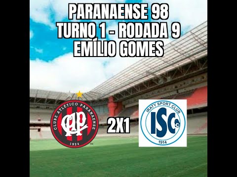 Paranaense 98 - 1º Turno - 9ª Rodada - Iraty 1x2 Atlético