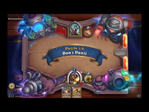 Solution Puzzle Lab Survival: Don't Panic - Boomnician Breena (1/8), Hearthstone Boomsday