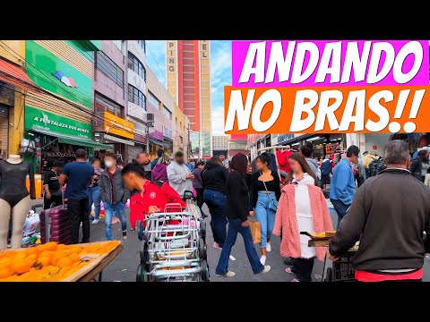 🟠ANDANDO PELA FEIRA DO BRÁS EM SÃO PAULO! Saindo do Vautier Premium até a Nova Feira da Madrugada