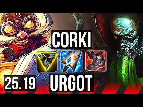 CORKI vs URGOT (TOP) | KR Master | 25.19