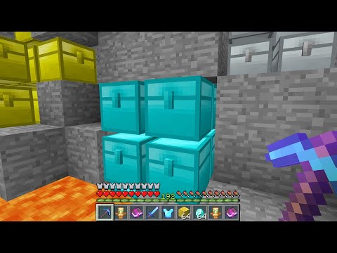Minecraft UHC but ores are LOOT CHESTS...
