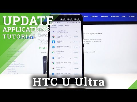How to Update Apps in HTC U Ultra – Actualize Applications