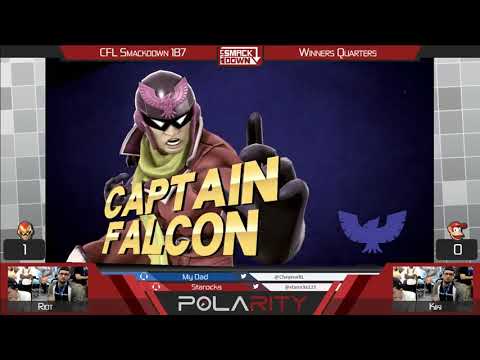 CFL Smackdown 187 Smash 4 - Riot (Falcon) vs Kiki (Diddy Kong) - Winners Semis