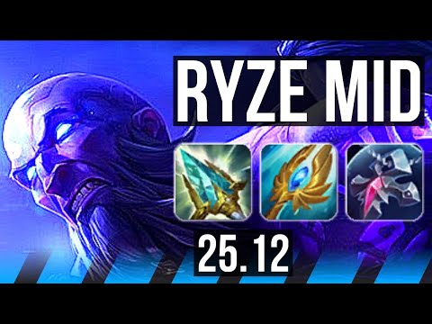 RYZE vs TRYNDAMERE (MID) | NA Challenger | 25.12