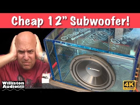 $20 Walmart Subwoofer Tested and Blown Up! [4K]