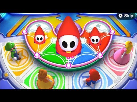 Mario Party: The Top 100 - All Mario Party 7 Minigames: Peach vs Daisy vs Mario vs Luigi
