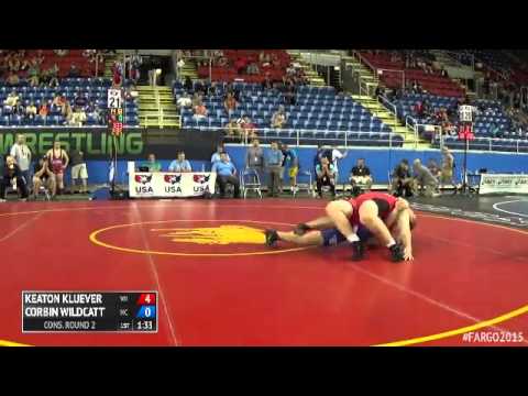285 Cons. Round 2 - Corbin Wildcatt (North Carolina) vs. Keaton Kluever (Wisconsin)
