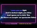 Just Jack - Spectacular Failures (Karaoke)