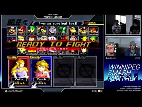 WSM15 Kyle (Peach) vs. Burnt out Ninja (Sheik) - Melee Singles WQF