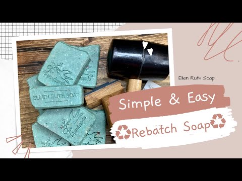 Einfach und unkompliziert ♻️REBATCH♻️ Aus Seifenstücken und -resten neue Seifenstücke herstellen❣...