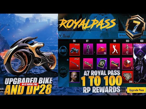 OMG 😱 FREE Upgradable Dp 28 & Bike In A7 | Biggest Change In A7 Royal Pass | A7 RP Full Rewards