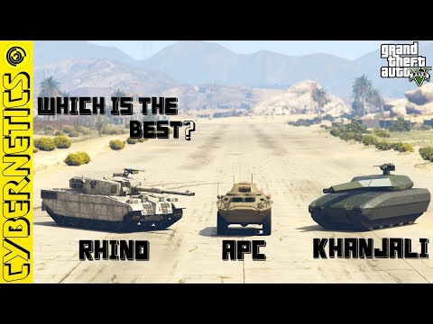 GTA 5 - KHANJALI vs APC vs RHINO