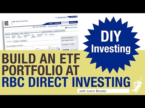 How to build an ETF Portfolio at RBC Direct Investing
