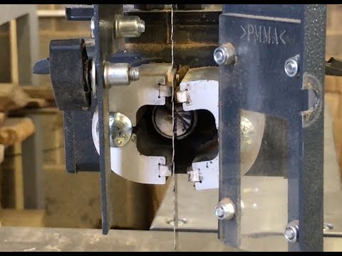 Setting up Ceramic guides for Felder FB510 bandsaw