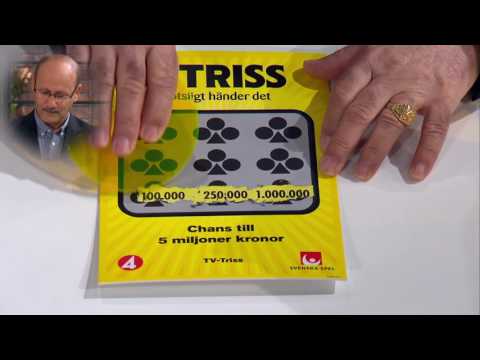 Habib kom till Sverige för 4 år sen -  här skrapar han hem dagens Trissvinst!  - Nyhetsmorgon (TV4)