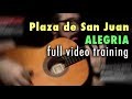 Plaza de San Juan (Alegria) by Paco de Lucia - Full Training - See Description