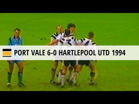 Port Vale 6-0 Hartlepool, 1994