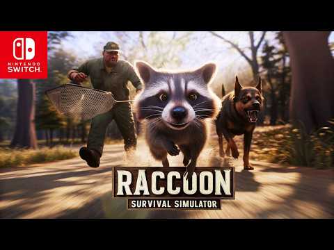Raccoon Survival Simulator | Trailer | Nintendo Switch
