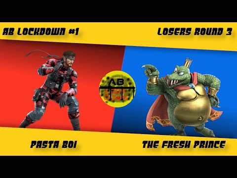 PastaB0i (Snake) vs The Fresh Prince (King K. Rool) - Losers Round 3 - AB Lockdown #1
