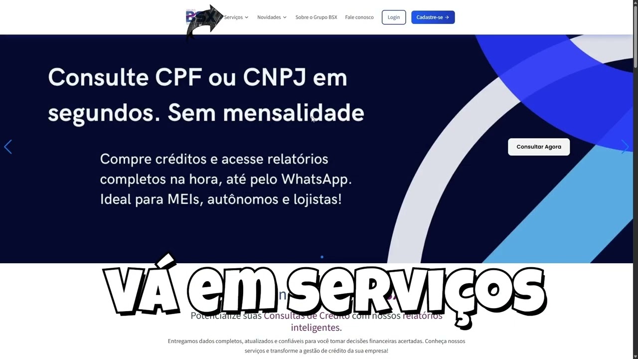 Thumbnail para o vídeo: Tutorial: Como comprar créditos