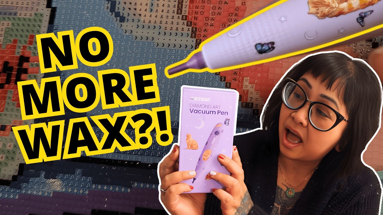 Vacuum Pen Test: Upgrade or gimmick? | ArtDot Diamond Painting Electric Pen Unboxing & Full Review
