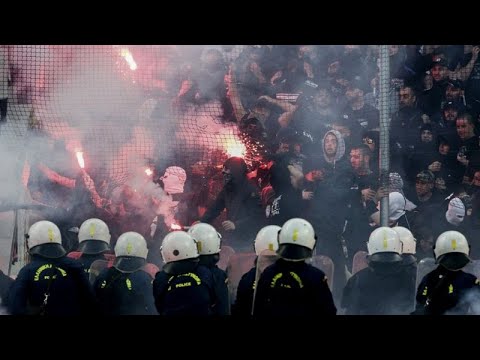 Night of mayhem: Stabbings, brawls and arrests mar Greece Croatia football game in Athens