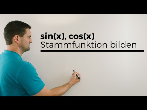 sin(x), cos(x), Bildung der Stammfunktion, Grundlagen, trigonometrische Funktionen. | Mathematik ...