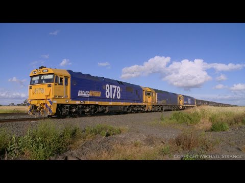 7731V Pacific National Grain Train Slow Drive-By (5/12/2020) - PoathTV Australian Railways