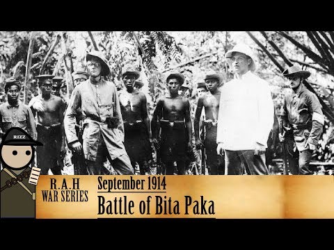 Australia in Kaiser Wilhelmsland  - Battle of Bita Paka - R.A.H. September 1914