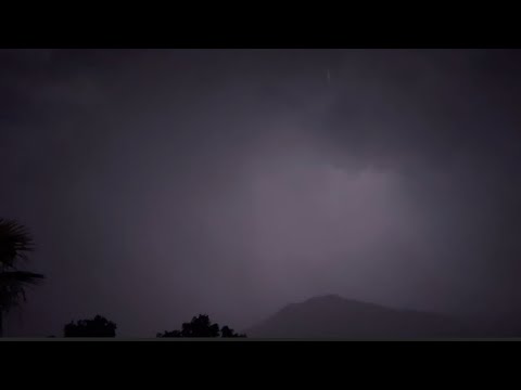 Forti temporali notturni sul Lago Maggiore