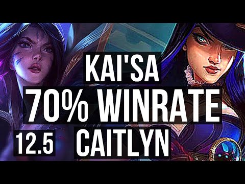 KAI'SA & Nautilus vs CAITLYN & Vel'Koz (ADC) | 70% winrate, Legendary, 14/4/6 | NA Master | 12.5