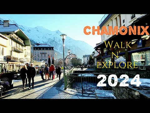 Chamonix , France | Winter Escapade : Stunning 4K Walking tour in the French Alps.